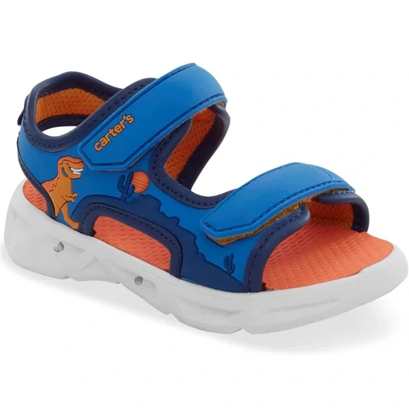 Carter's Shoes Light Up Dinosaur Sandals Poshmark